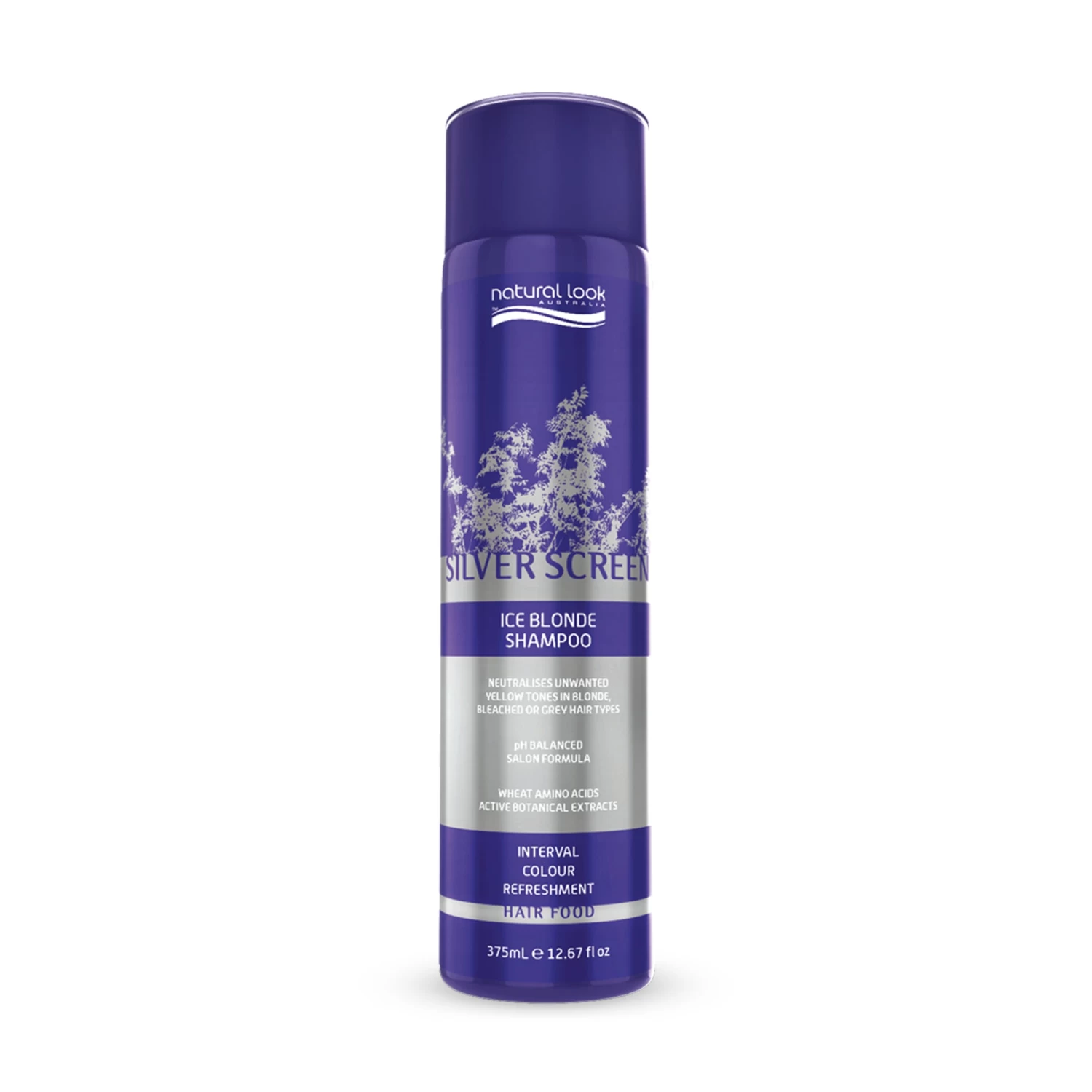 Natural Look Silver Screen Ice Blonde Shampoo 375ml 1 Natural Look Silver Screen Ice Blonde Shampoo 375ml