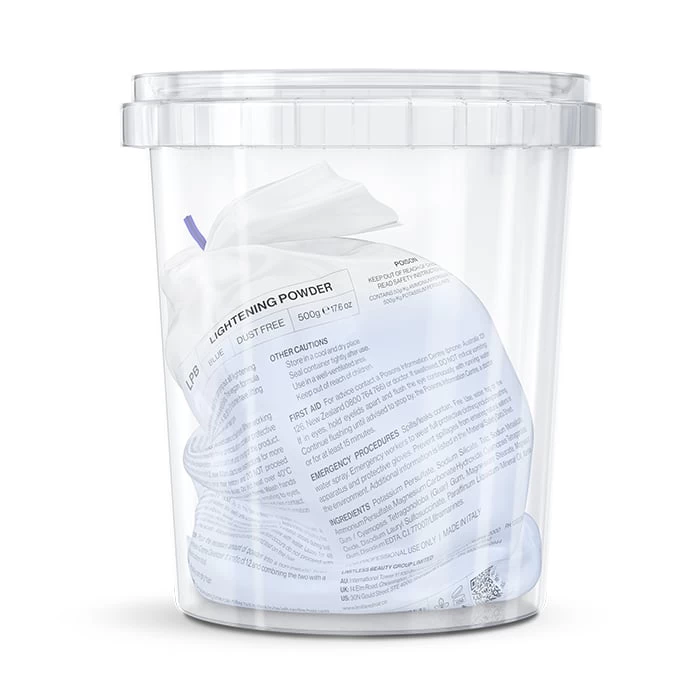 Limitless Lightening Powder Blue Tub 500g 2 Limitless Lightening Powder Blue Tub 500g - Image 2