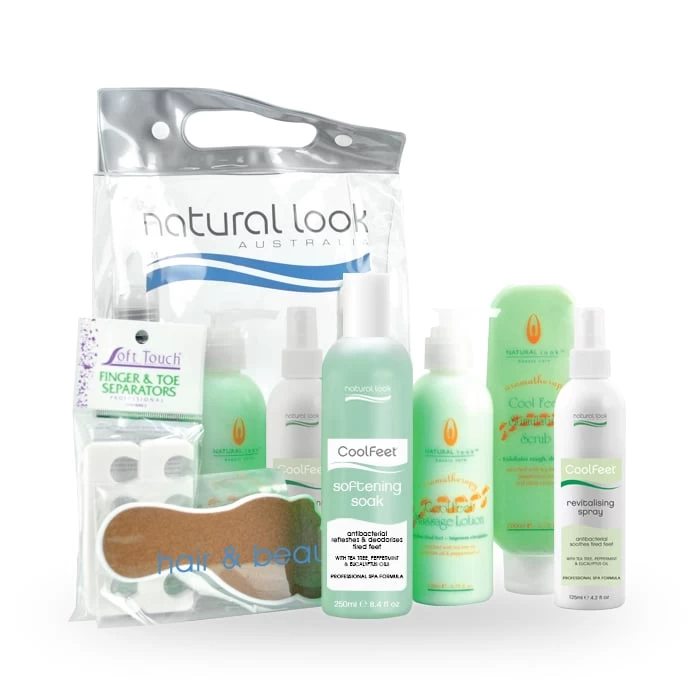 Natural Look Cool Feet Pedicure Retail Gift Pack 1 Natural Look Cool Feet Pedicure Retail Gift Pack
