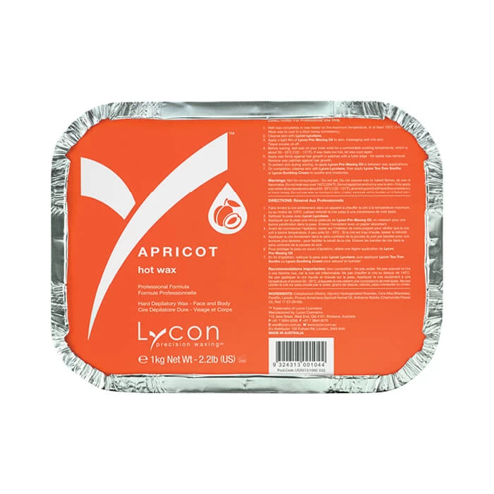 Lycon Hot Wax Apricot 1Kg 1 Lycon Hot Wax Apricot 1Kg