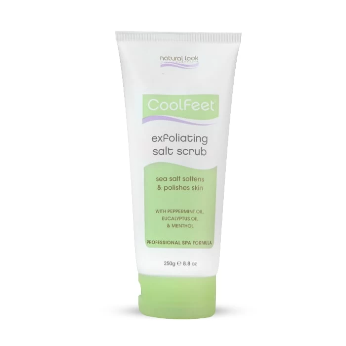 Natural Look Cool Feet Exfoliating Salt Scrub 250g 1 Natural Look Cool Feet Exfoliating Salt Scrub 250g
