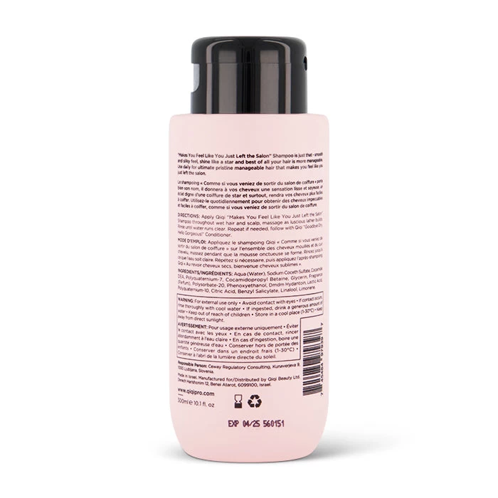 Qiqi Makes You Feel Like You Just Left The Salon Shampoo 300ml 2 Qiqi Makes You Feel Like You Just Left The Salon Shampoo 300ml - Image 2