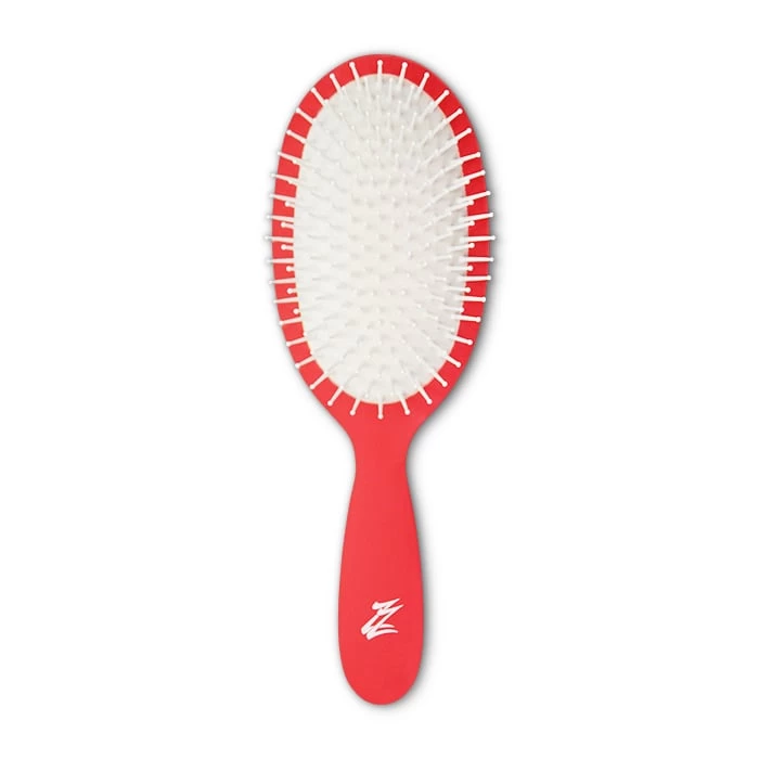 FuzzFighters Detangling Oval Cushion Brush Red 1 FuzzFighters Detangling Oval Cushion Brush Red