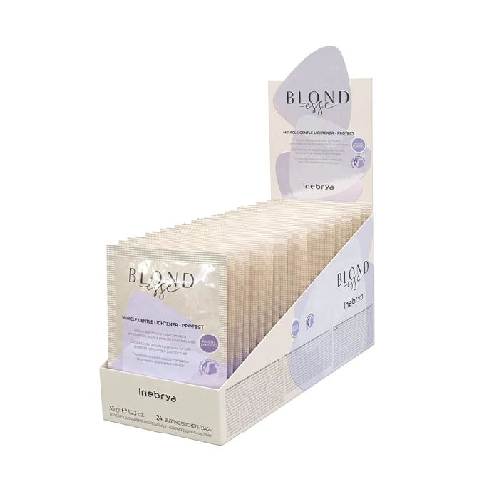 Inebrya Blondesse Compact Violet Bleaching Powder 24Pcs X 35g 1 Inebrya Blondesse Compact Violet Bleaching Powder 24Pcs X 35g