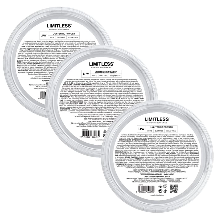 Limitless Lightening Powder White Tub 3Pk 1 Limitless Lightening Powder White Tub 3Pk