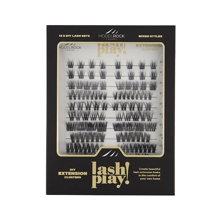 Modelrock LASH PLAY DIY Lash Extensions Kit 12DIY Lash Sets Mixed Styles 1 Modelrock LASH PLAY DIY Lash Extensions Kit 12DIY Lash Sets Mixed Styles