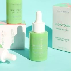 Salt By Hendrix Glowtown Green Face Oil 15ml -Care Product Shop SBH1087 3