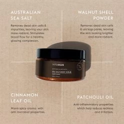 Vitaman Sea Salt Body Scrub 300g -Care Product Shop VITRB103 3